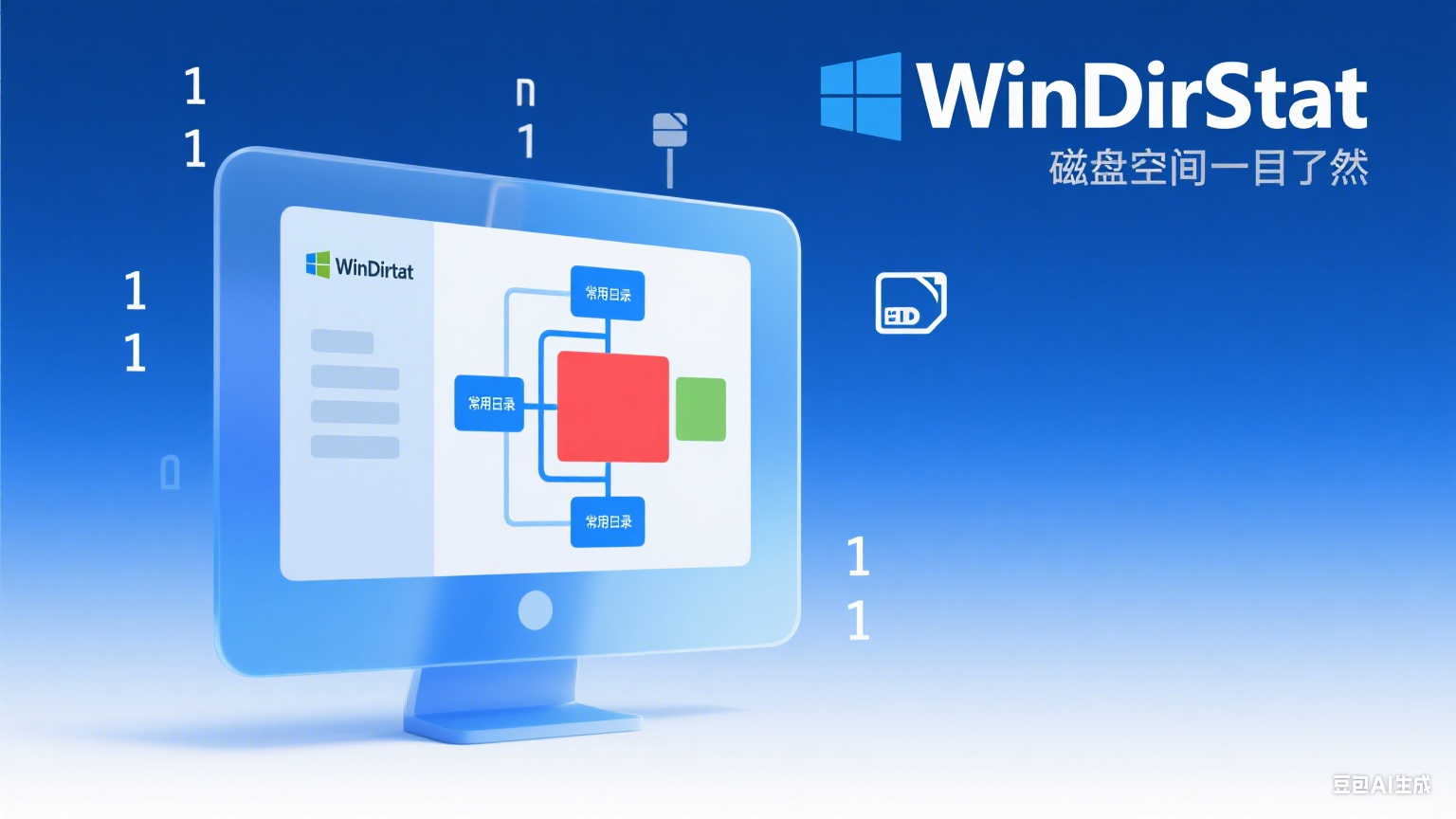 WinDirStat：告别磁盘 “臃肿”，空间管理从未如此简单!